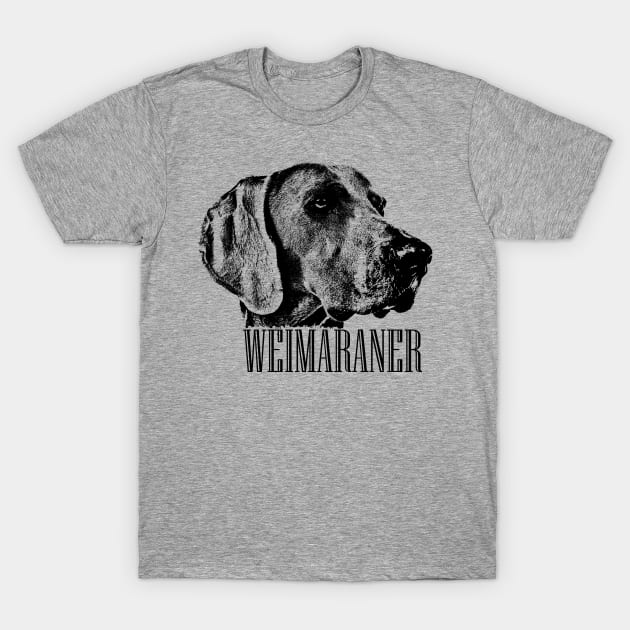 Weimaraner dog T-Shirt by Nartissima